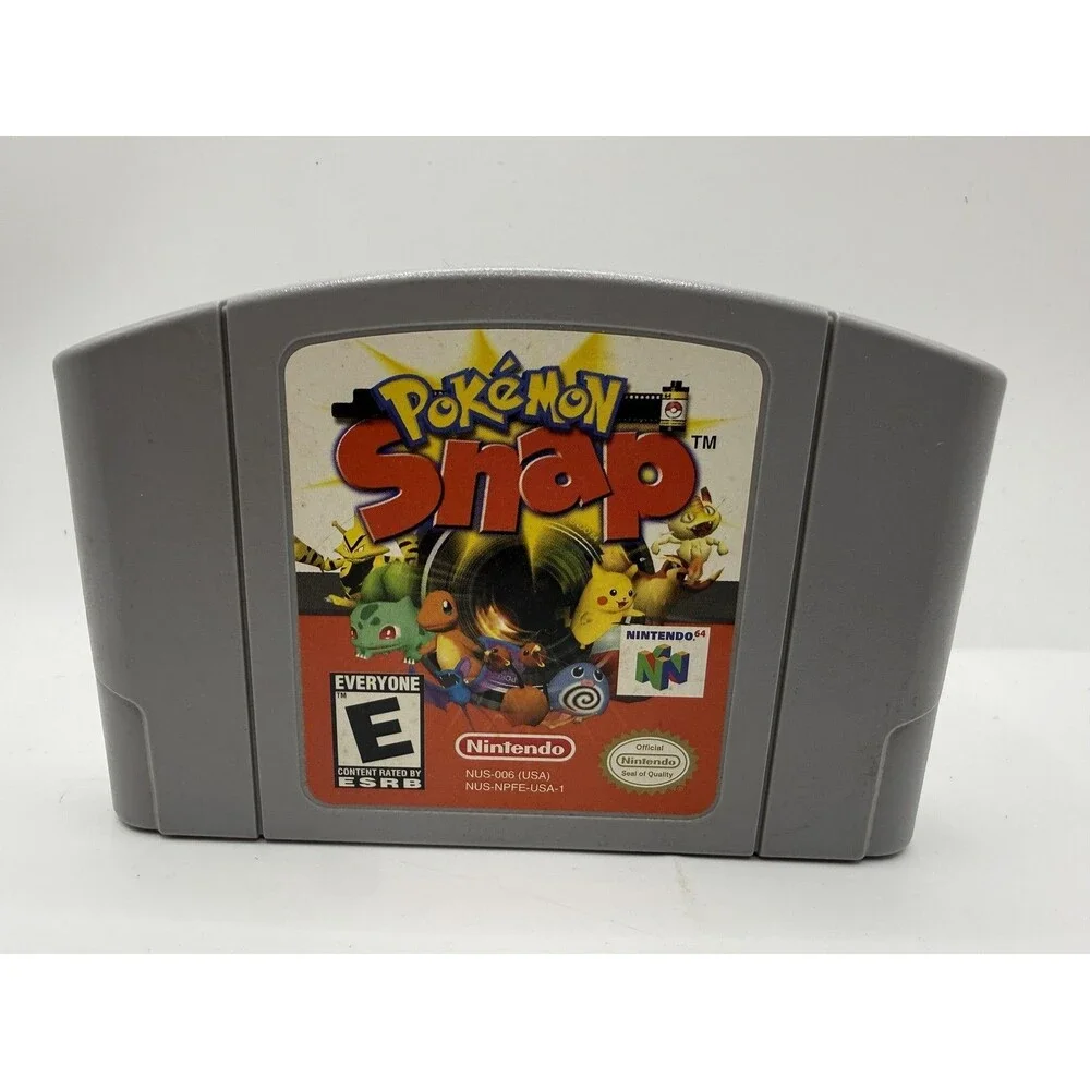 Pokemon Snap Nintendo 64 N64 Game Cart E Everyone 1999 Nintendo Sim Kids TESTED